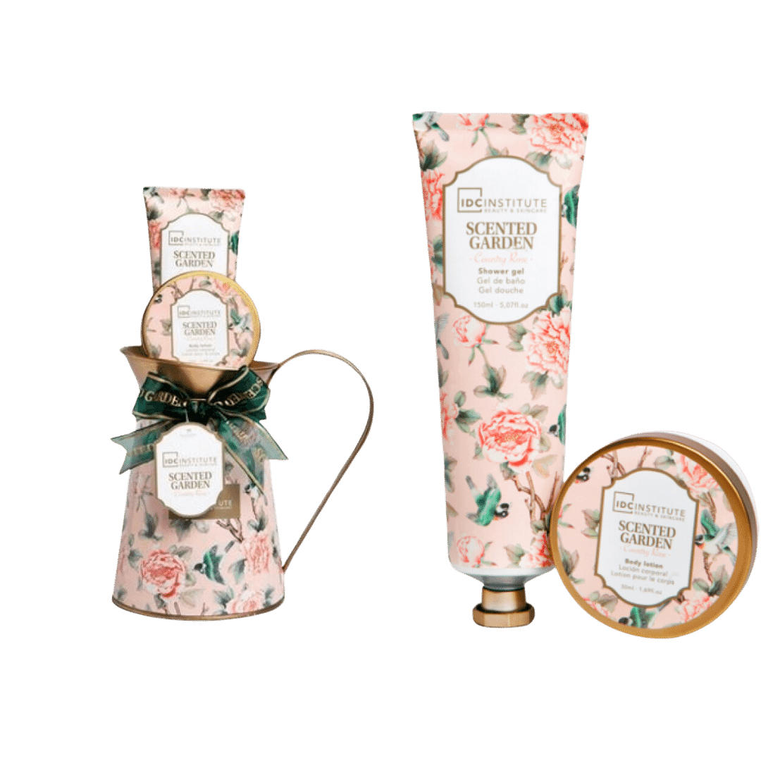 IDC Institute Scented Garden: Set Bagno e Corpo Country Rose, Profumo Floreale