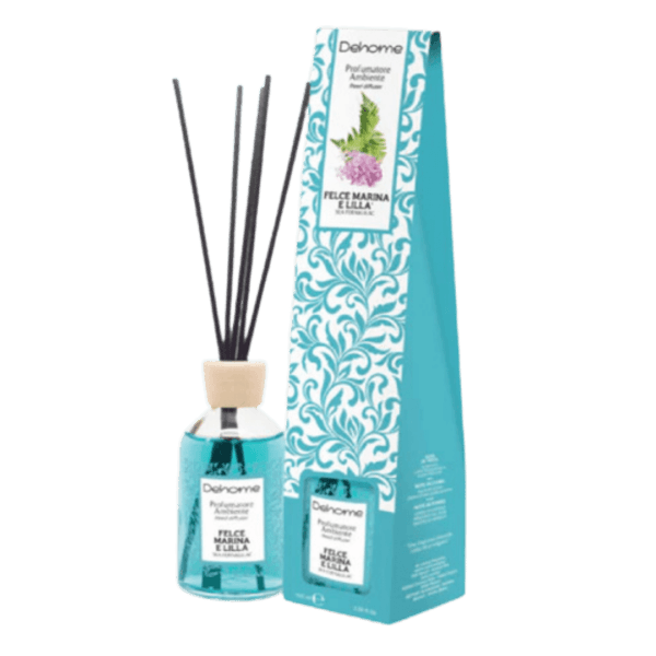 Profumatore Ambiente Felce Marina e Lillà 100 ML: Profumo Rilassante per la Tua Casa
