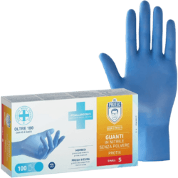DR Protect Guanti Blu in Nitrile Senza Polvere: Protezione e Comfort per Tutti gli Usi
