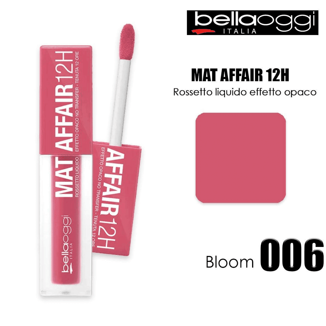 Rossetto Liquido Mat Affair 12H – Durata e Colore Intenso N.6
