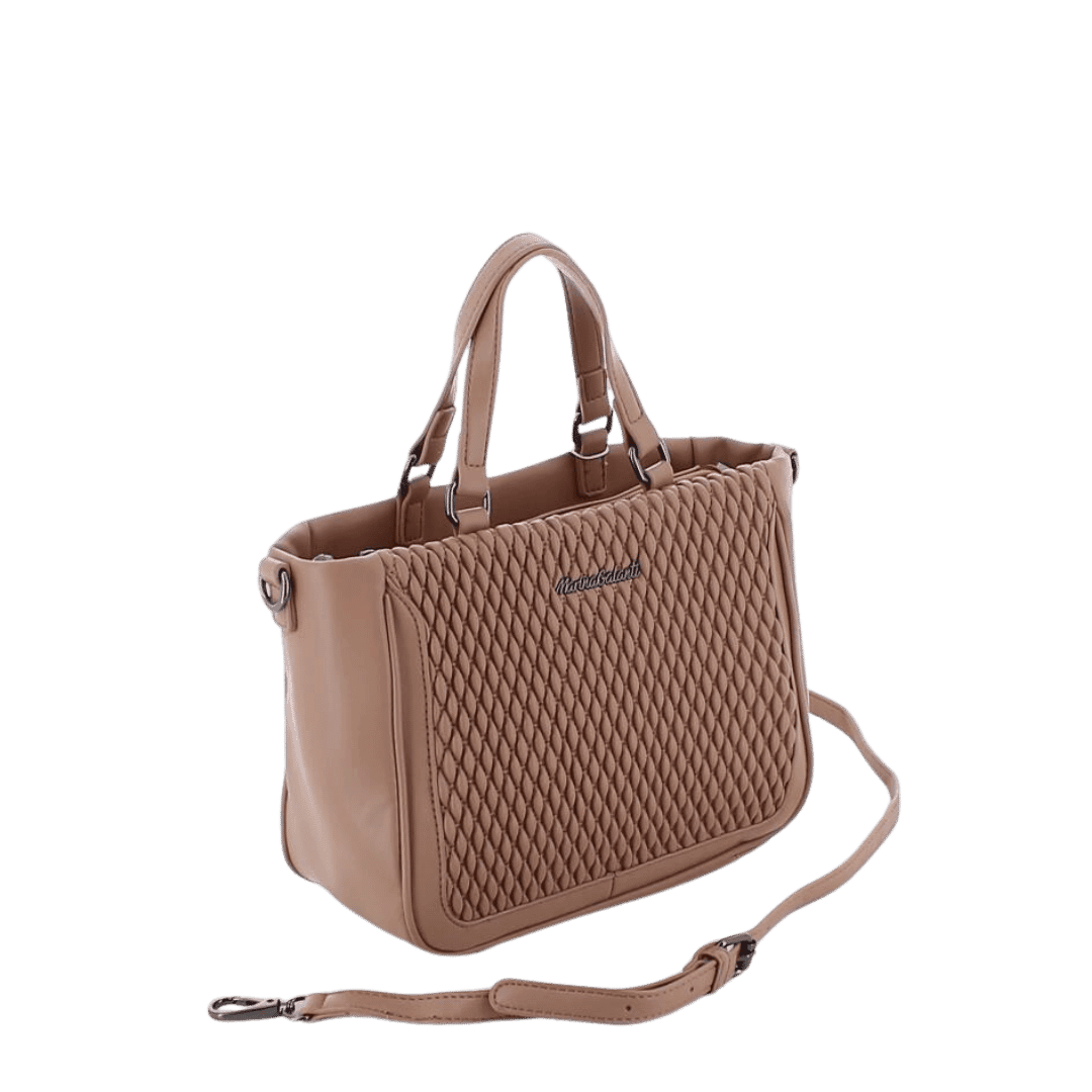 Borsa MG Camel 40627 - Eleganza Tessuta e Versatilità