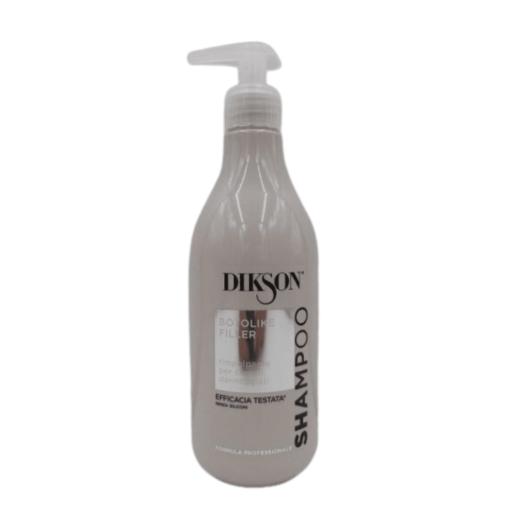 Dikson Shampoo Botolike Filler Senza Siliconi Dosatore 500ML: Volumizza e Fortifica i Capelli Senza Appesantirli