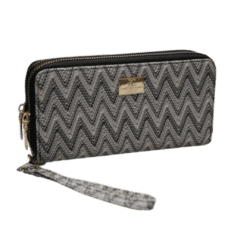 Portafoglio Enrico Coveri 55444 - Eleganza in Tessuto Chevron