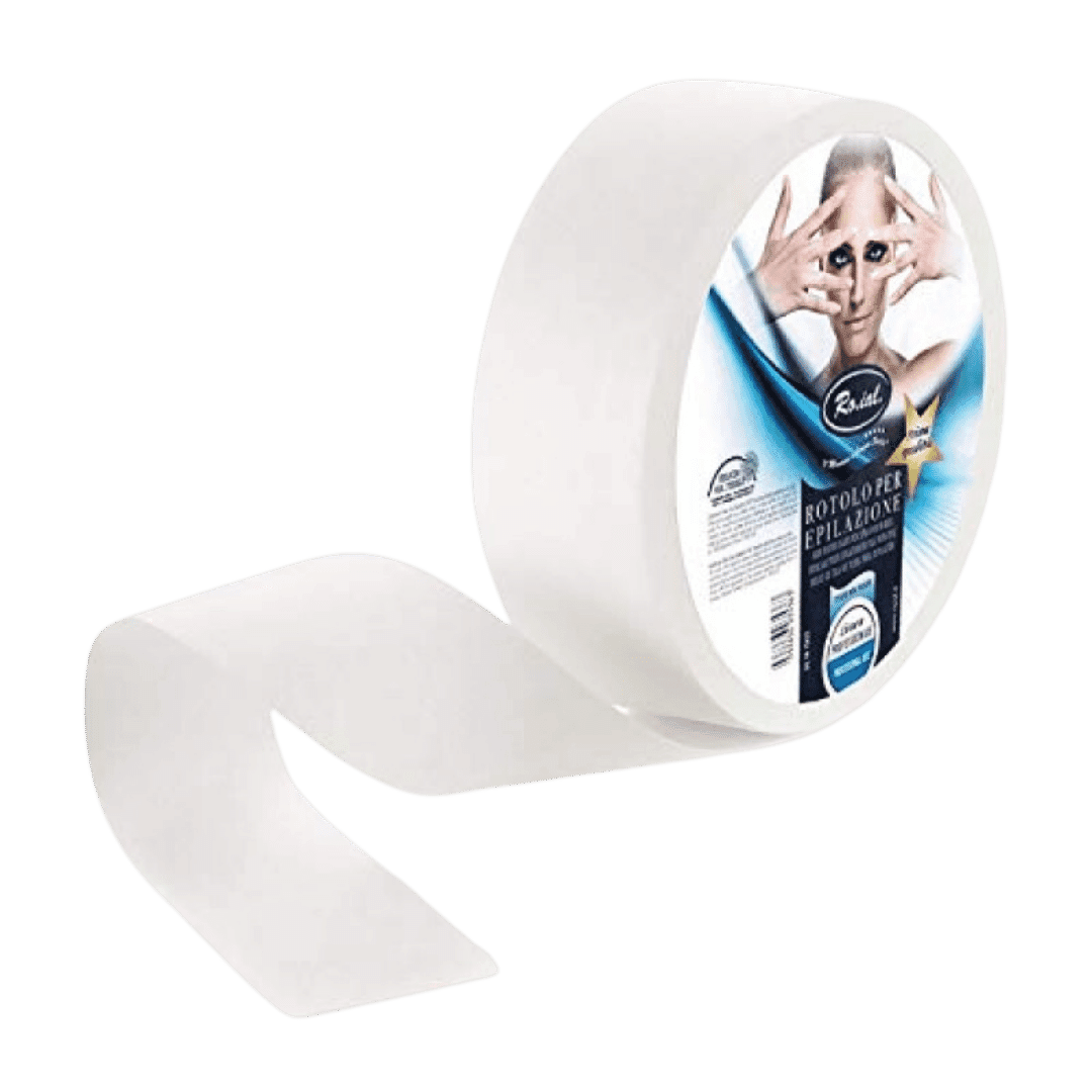 Roi Rotolo di Strisce Depilatorie Pre-Tagliate - Confezione Pratica per una Depilazione Veloce