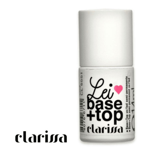 Clarissa Base e Top Semipermanente 14ml: Lucido e Durevole per una Manicure Brillante