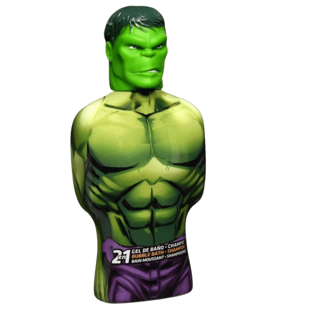 MARVEL Hulk S/G 3D 350ml: Energia e Avventura nella Tua Doccia