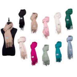Diana Pashmina Donna Monocolore – Eleganza e Versatilità