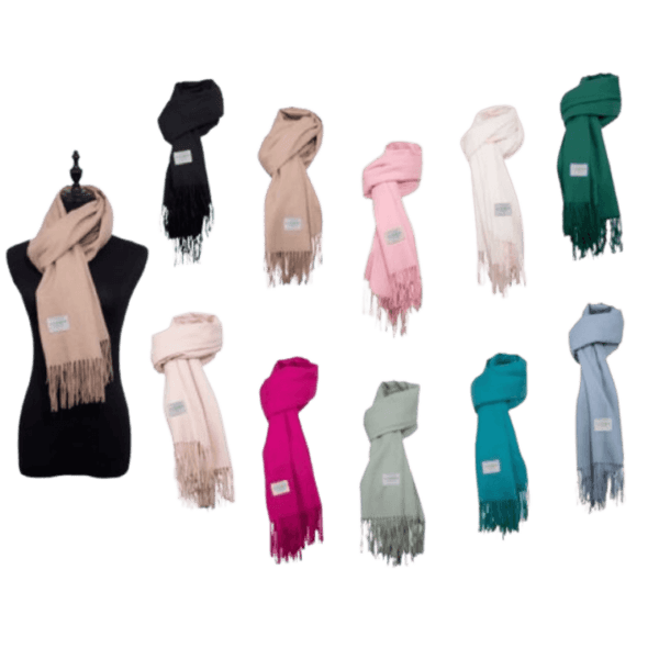 Diana Pashmina Donna Monocolore – Eleganza e Versatilità