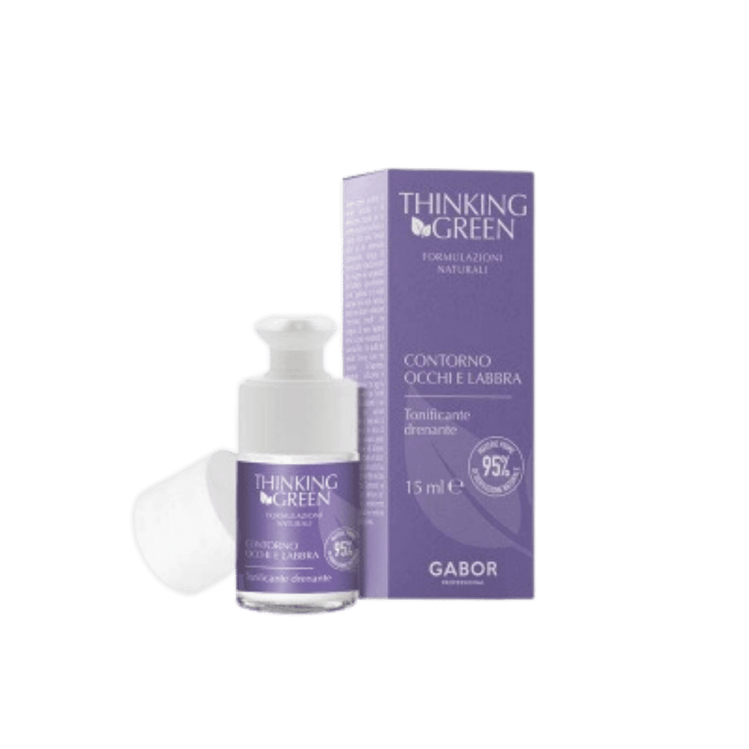 Thinking Green Contorno Occhi e Labbra Tonificante Drenante 15ml: Riduci Rughe e Gonfiori