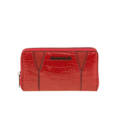 Portafoglio Grande Stampato Effetto Cocco con Zip - Marina Galanti: Stile e Funzionalità