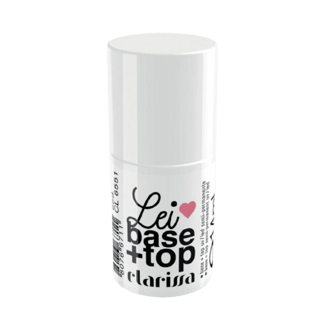 Clarissa Base e Top Semipermanente 7ml: Lucido e Durevole per una Manicure Brillante