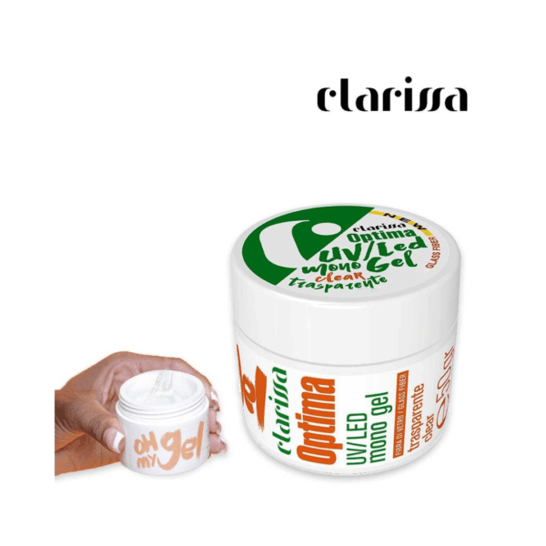 Optima Monogel Trasparente con Fibra di Vetro UV/LED 50 gr