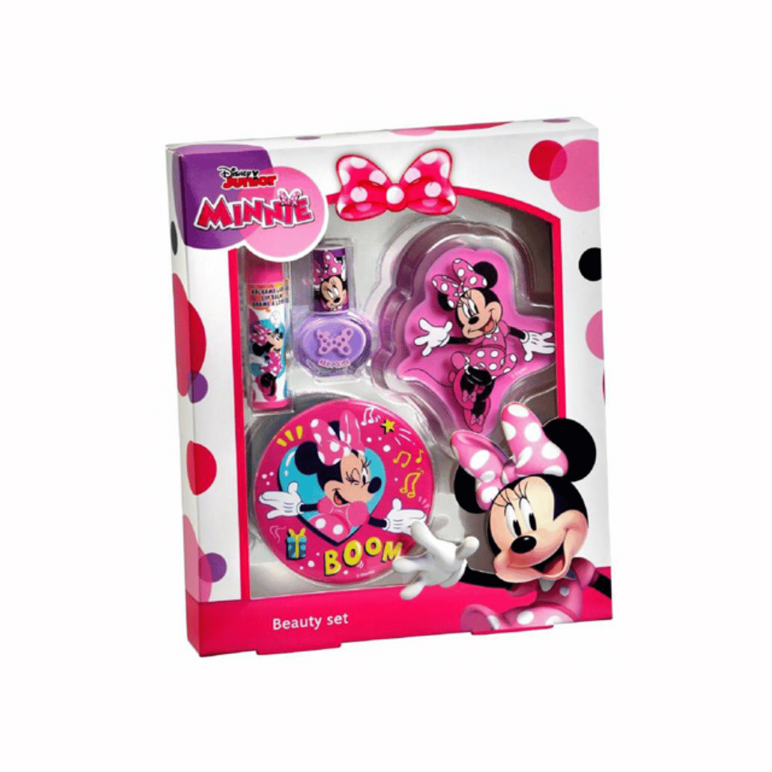 Disney Minnie Coffret Smalto + Burrocacao + Lima + Specchio