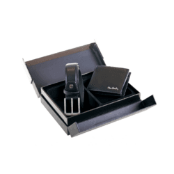 Set box cintura più portafoglio in pelle Pierre Cardin Parure