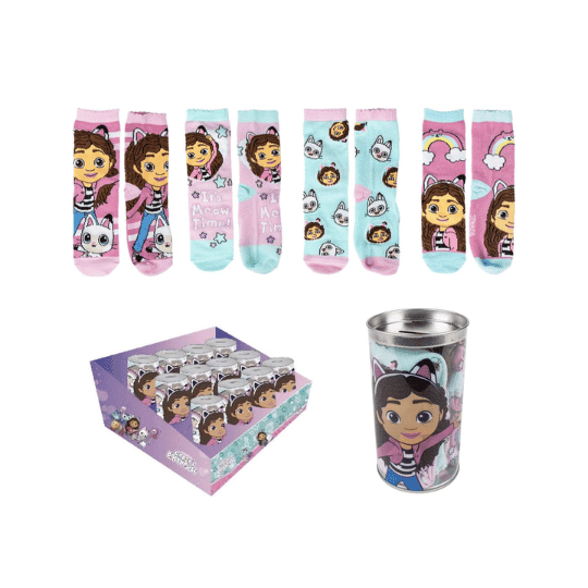 Gabby's Dollhouse Coffret Calzini 4 pz
