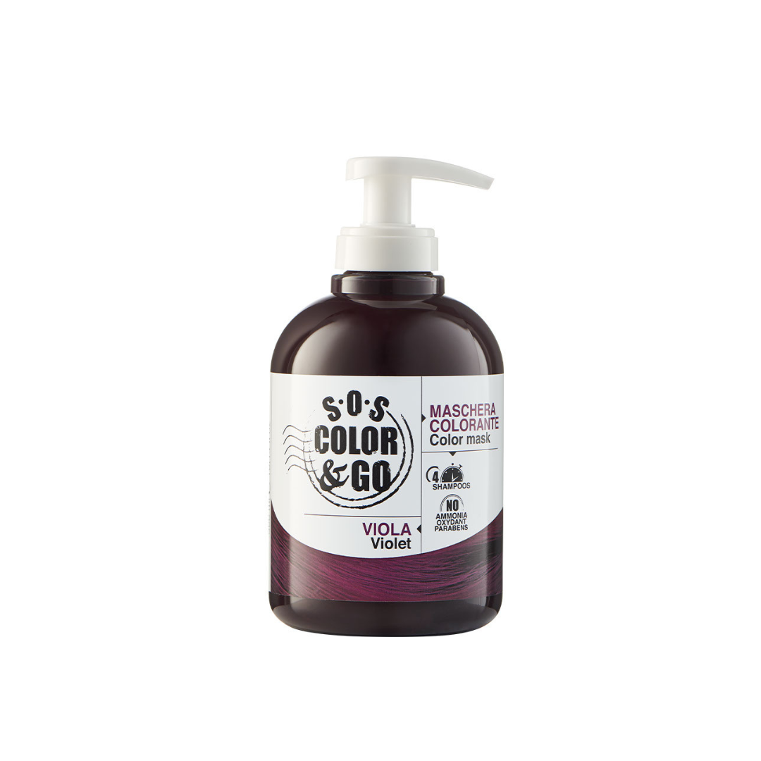 Maschera Colorante S.O.S Color & Go di Alama Professional - Viola