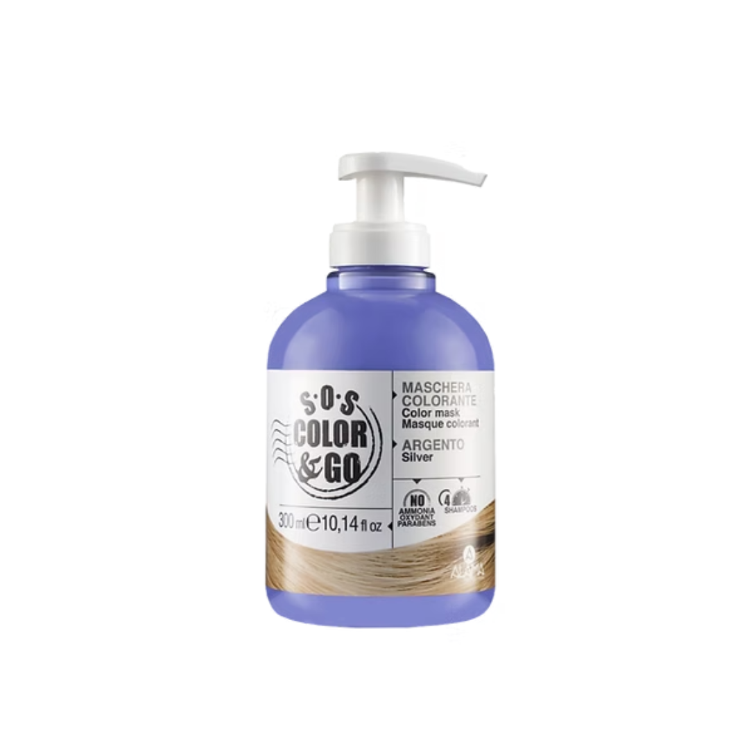 Maschera Colorante S.O.S Color & Go di Alama Professional - Argento