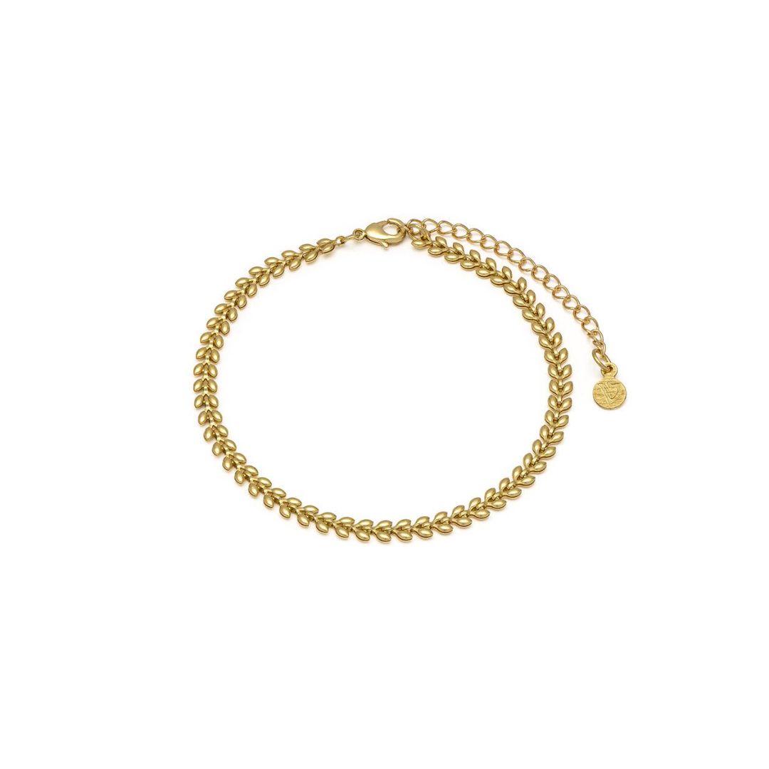 Vestopazzo Cavigliera Catena con Foglie