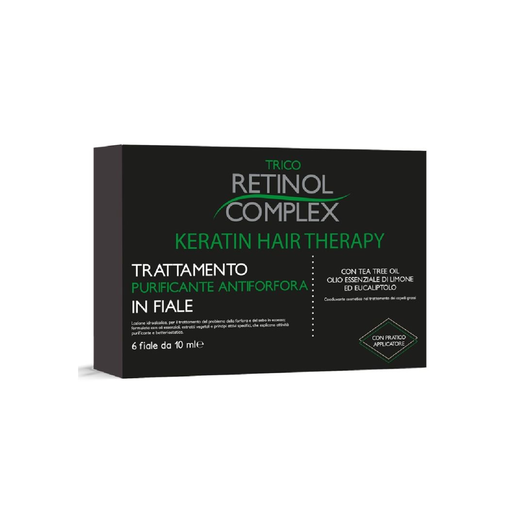 Retinol Complex Fiale Trattamento Purificante Antiforfora – Cuoio Capelluto Fresco e Pulito