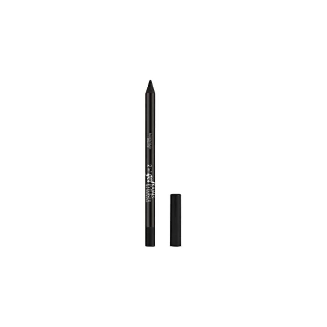 Matita 2 in 1 Gel Kajal & Eyeliner – Nero Intenso Long Lasting