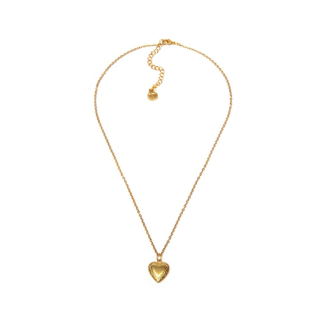 Vestopazzo Pendente Portafoto Mini Cuore – Collana Apribile in Alluminio