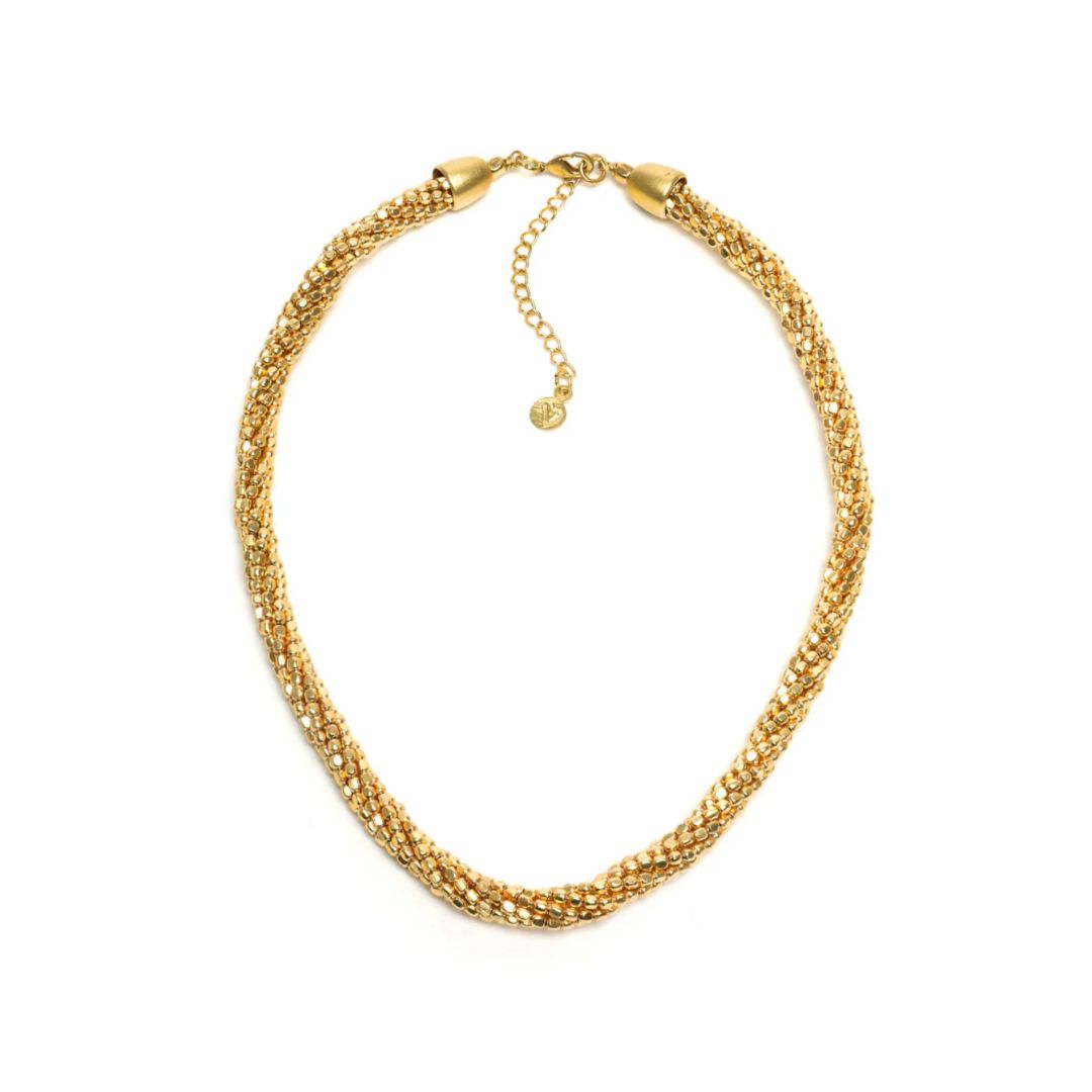 Vestopazzo Collana Tubo con Mini Pepite