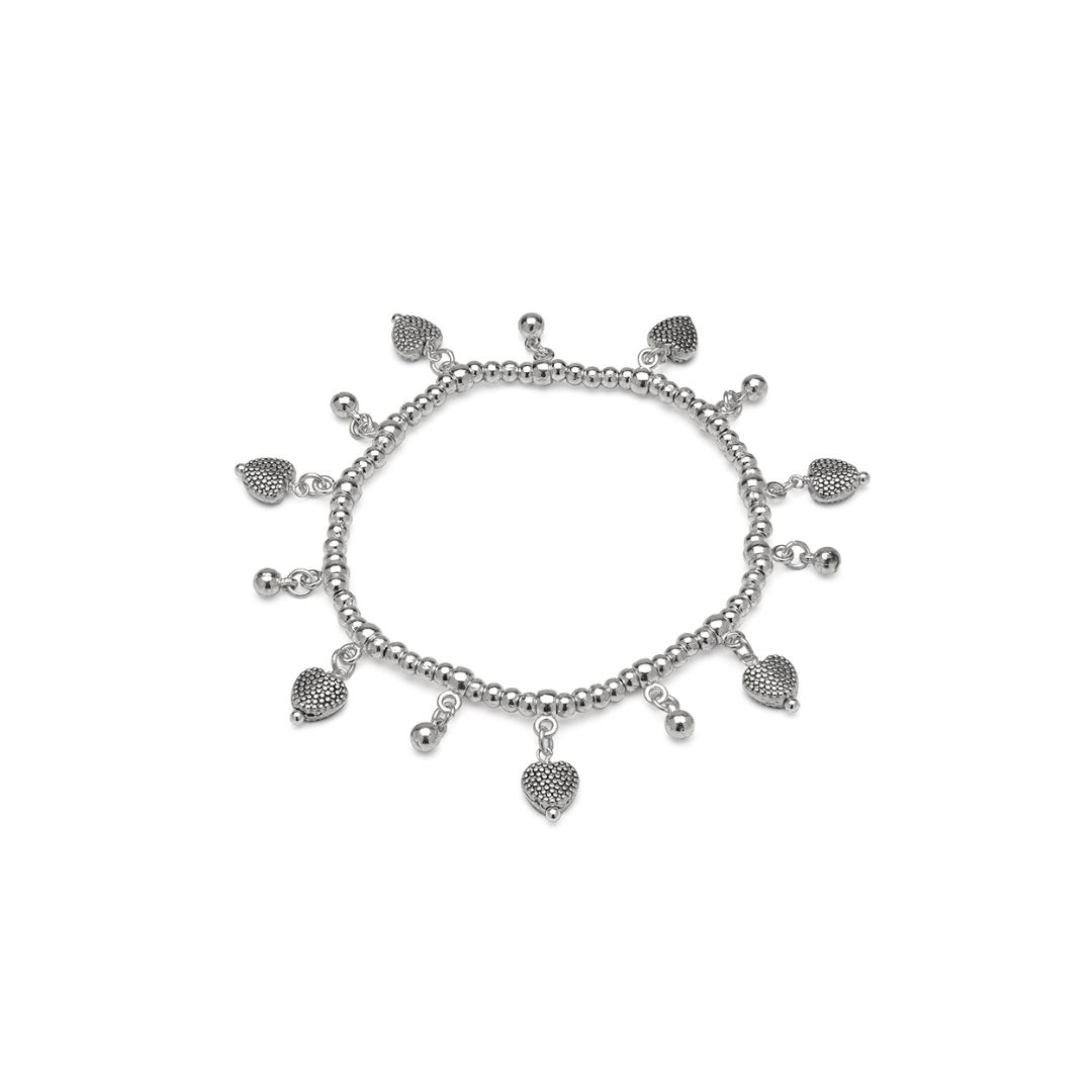 Vestopazzo Bracciale Elastico Cuori Puntinati