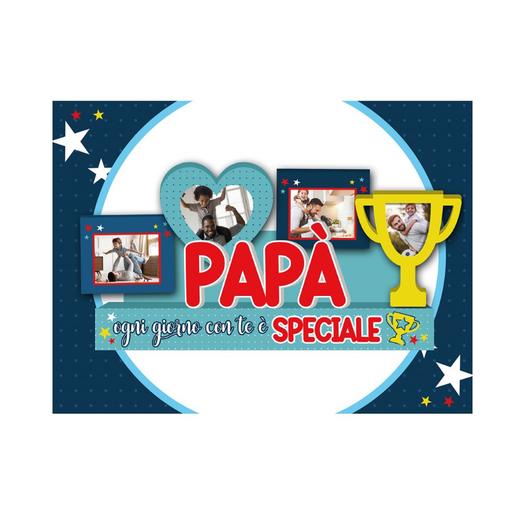 DAD XL Frame – Cornice Portafoto Decorativa “Papà Speciale”