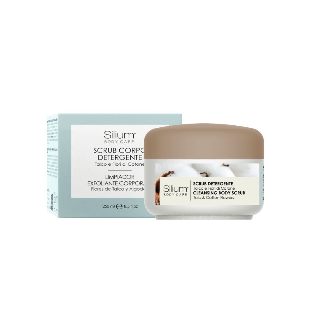 Silium Scrub Detergente Corpo – Talco & Cotone