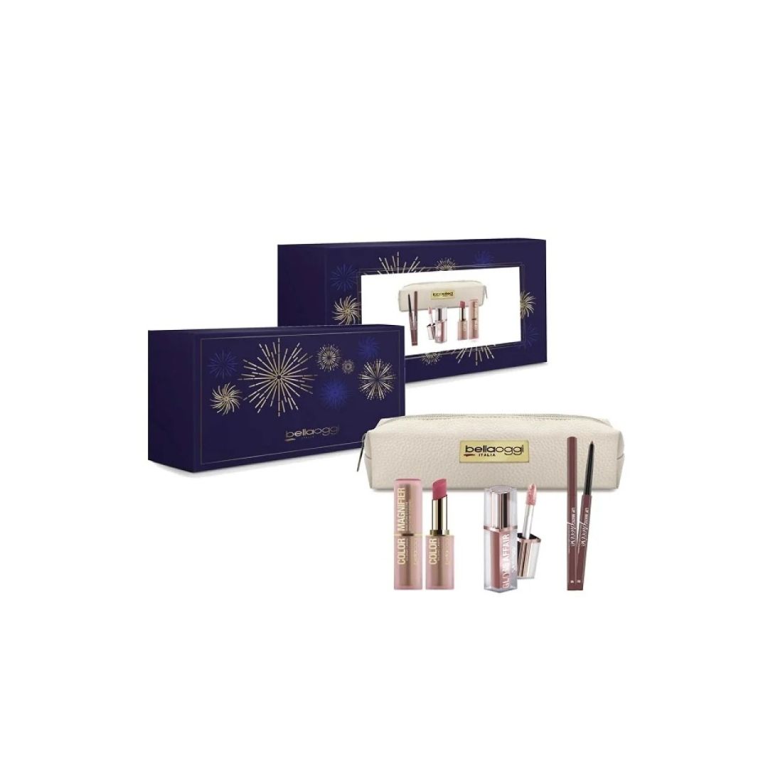 Bellaoggi Kit Lips Color Magnifier + Gloss Affair + Lip Matic Precise Cofanetto Make-up