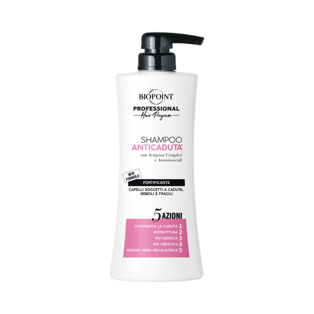 Biopoint Professional Anticaduta Shampoo Fortificante – Capelli Deboli e Fragili